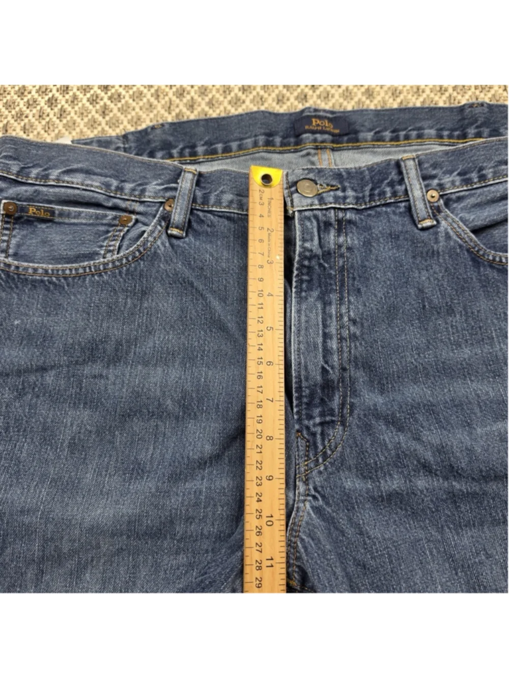 Polo Ralph Lauren Varick Slim Straight Jeans Men’s Size 40x32 Blue Denim Pants